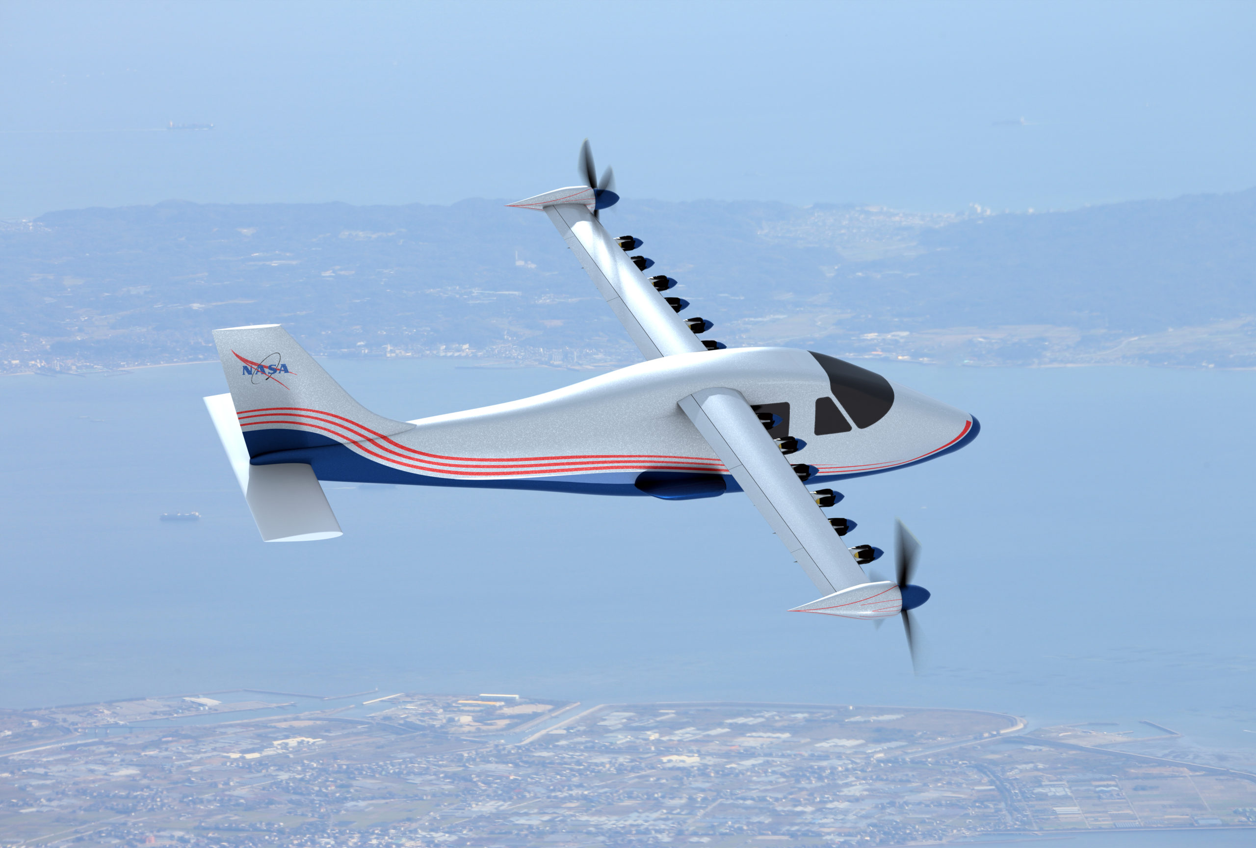 Nuevo avión eléctrico de la NASA